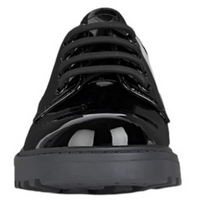 Geox Casey G.C. Patent Black School Shoes