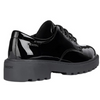 Geox Casey G.C. Patent Black School Shoes