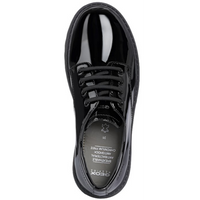 Geox Casey G.C. Patent Black School Shoes