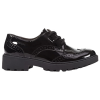 Geox Casey G.N. Patent Black School Shoes