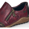 Rieker L7571-25 (Celeste) Burgundy Combination Shoes