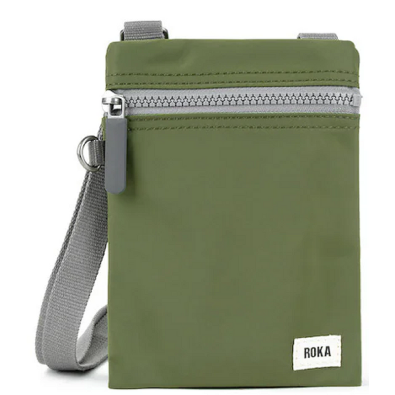 Roka Chelsea Recycled Nylon Avocado Bag