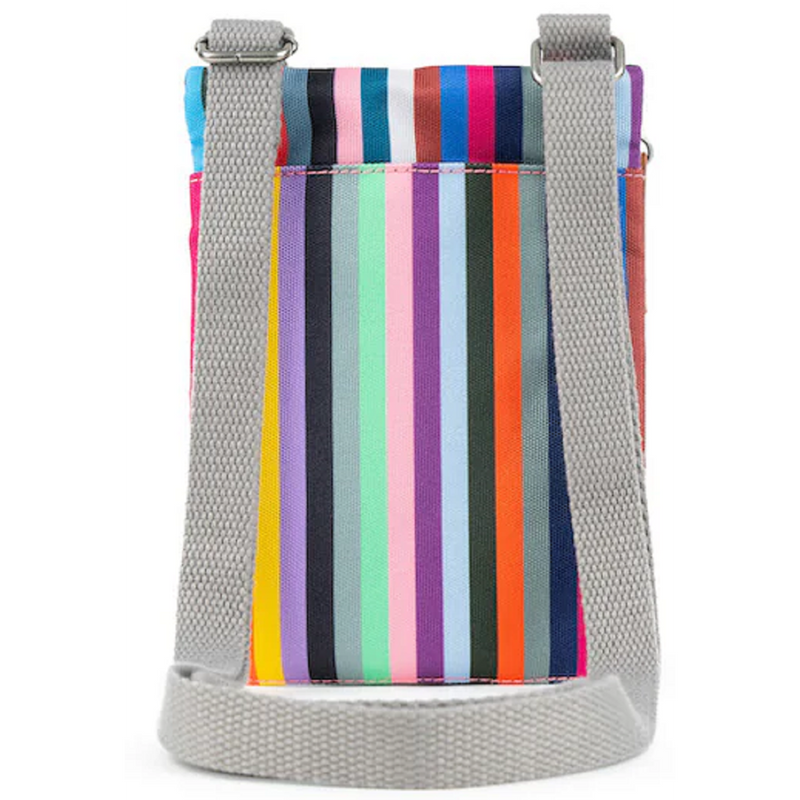 Roka Chelsea Recycled Canvas Multi Stripe Bag