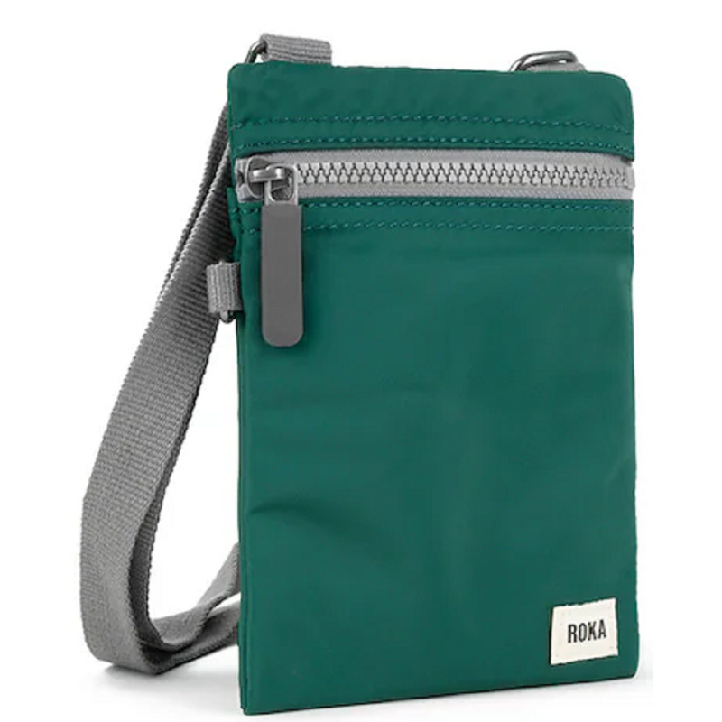 Roka Chelsea Recycled Nylon Teal Bag