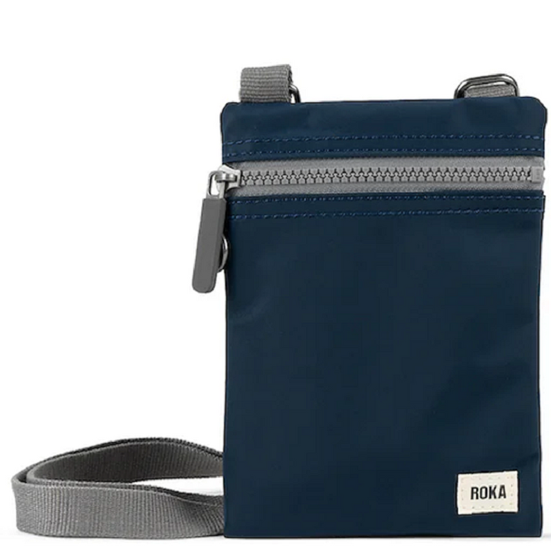 Roka Chelsea Recycled Nylon Midnight Bag