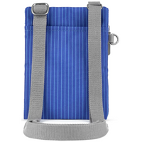 Roka Chelsea Recycled Canvas Pinstripe Denim Light Wash Bag