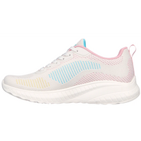 Skechers Bobs Squad Chaos-Color Crush White Multi Trainers