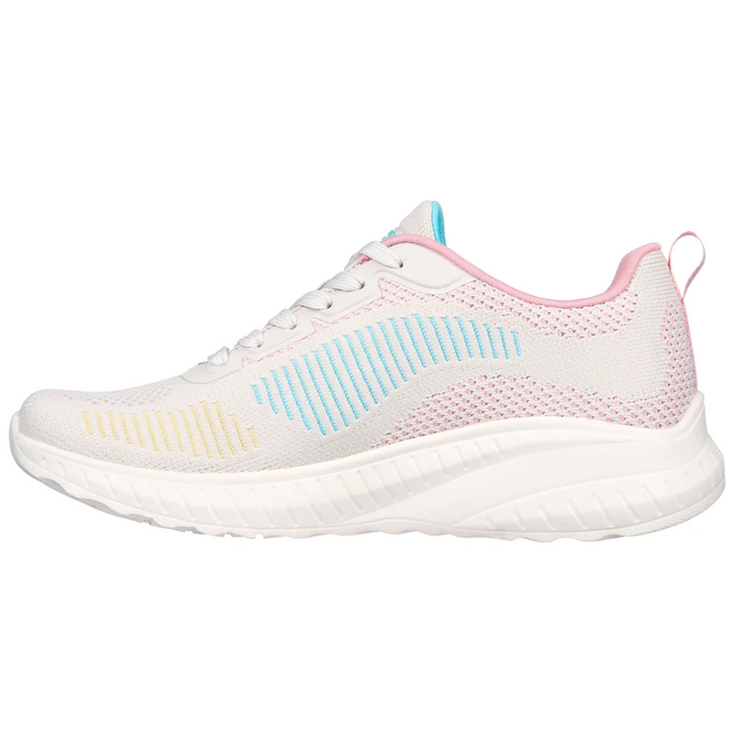 Skechers Bobs Squad Chaos-Color Crush White Multi Trainers