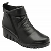 Lotus Cordelia Black Ankle Boots