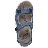 Rieker 68874-14 (Crag 2) Jeans Blue Silver Sandals