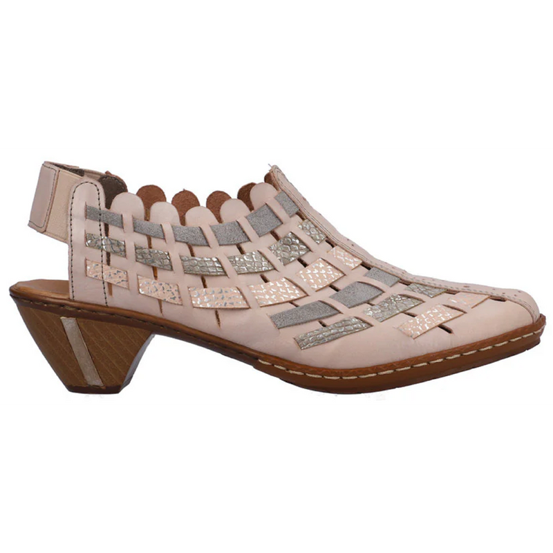 Rieker 46778-64 (Cuba) Clay Light Rose Shoes