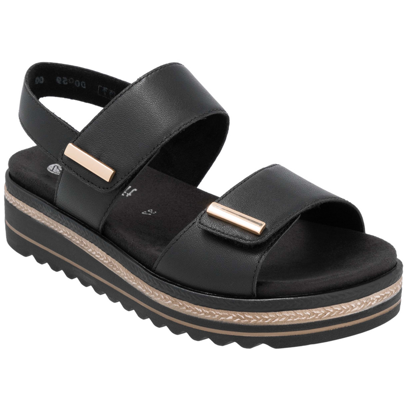 Remonte D0Q59-00 (Gilt) Black Sandals