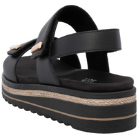 Remonte D0Q59-00 (Gilt) Black Sandals
