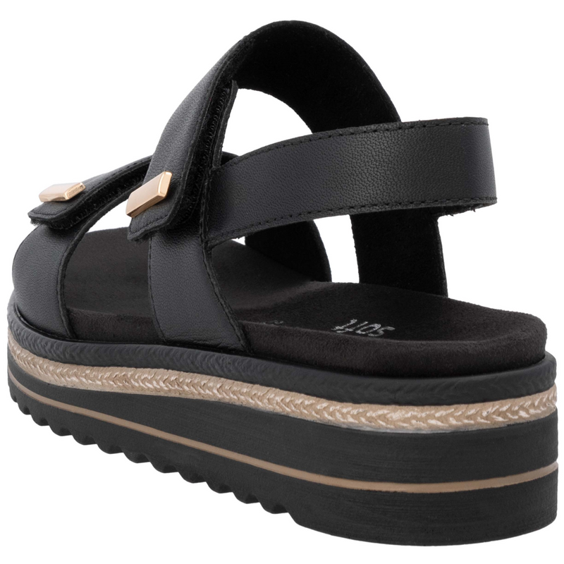 Remonte D0Q59-00 (Gilt) Black Sandals
