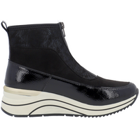 Remonte D0T71-01 (Ebony) Black Ankle Boots