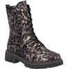 Remonte D1W72-03 (Leopard) Black Ankle Boots