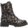 Remonte D1W72-03 (Leopard) Black Ankle Boots