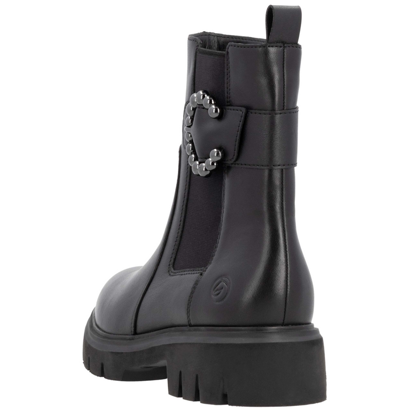 Remonte D1W74-00 (Rushton) Black Ankle Boots