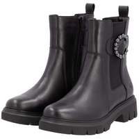 Remonte D1W74-00 (Rushton) Black Ankle Boots