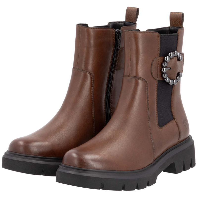 Remonte D1W74-22 (Rushton) Chestnut Ankle Boots