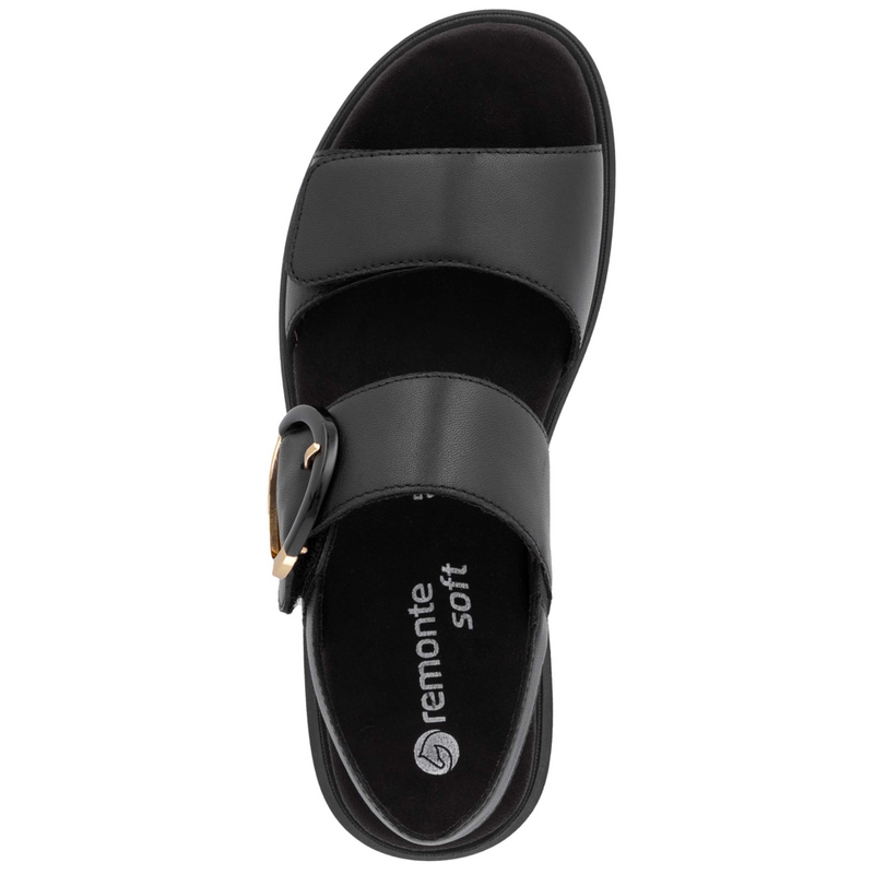 Remonte D2K50-00 (Lusardi) Black Sandals
