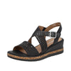 Remonte D3069 (Emma) Black Sandals