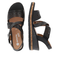 Remonte D3069 (Emma) Black Sandals