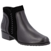 Remonte D6893-02 (Goat) Black Ankle Boots