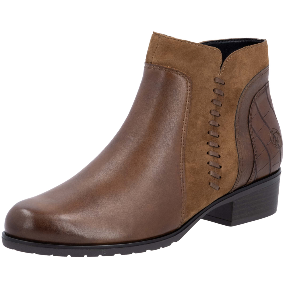 Remonte D6893-22 (Goat) Chestnut Ankle Boots