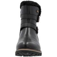 Remonte D8484-00 (Tania) Black Ankle Boots