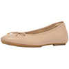 FitFlop Delicato Bow Soft Leather Classic Beige Ballerina Shoes