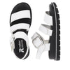 Rieker W1650-80 (Disco) White Sandals