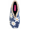 Lunar Daisy Blue Slippers