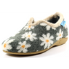Lunar Daisy Grey Slippers