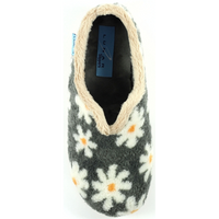 Lunar Daisy Grey Slippers