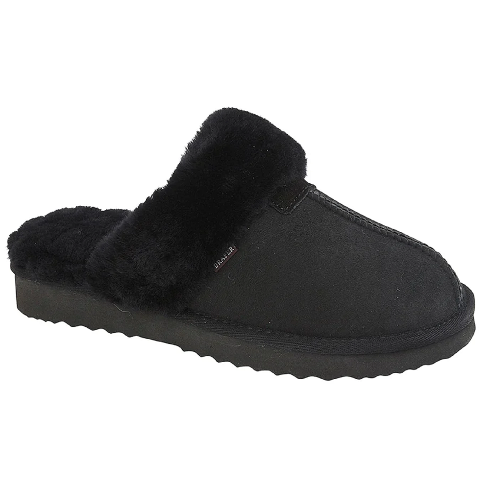 Draper Kim Black Slippers