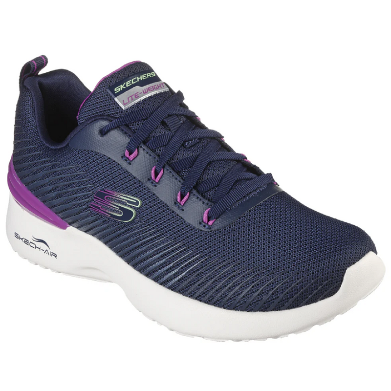 Skechers Skech-Air Dynamight-Luminosity Navy/Purple Trainers