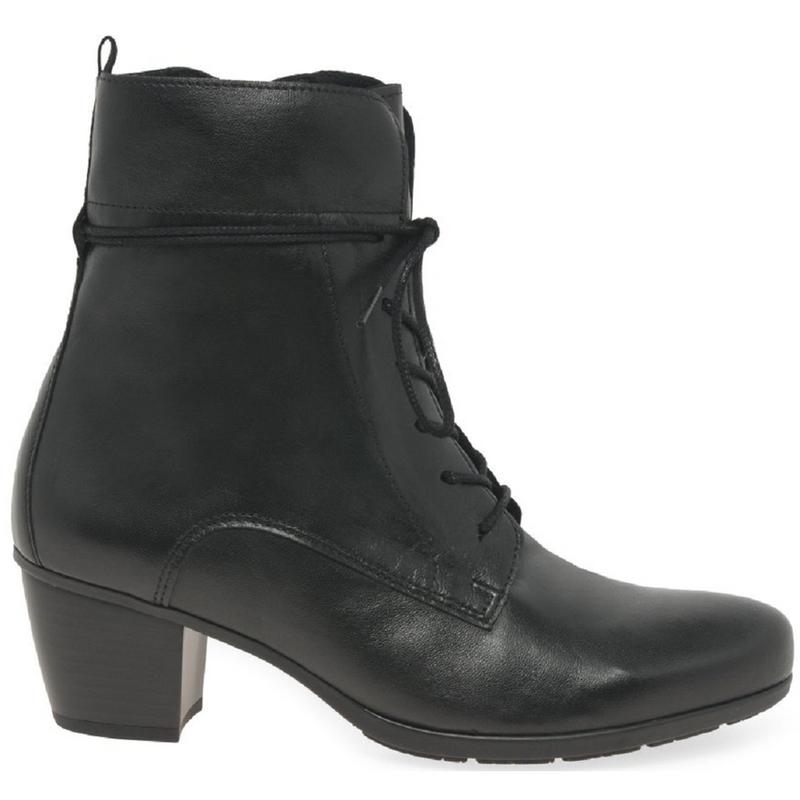 Gabor Easton Black Ankle Boots