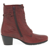 Gabor Easton Dark Red Ankle Boots