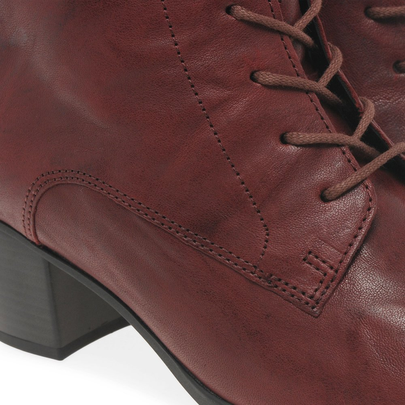 Gabor Easton Dark Red Ankle Boots