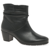 Gabor Emblem Black Ankle Boots