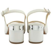 Lotus Evelyn White Sandals