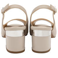 Lotus Evelyn Nude Pu Sandals