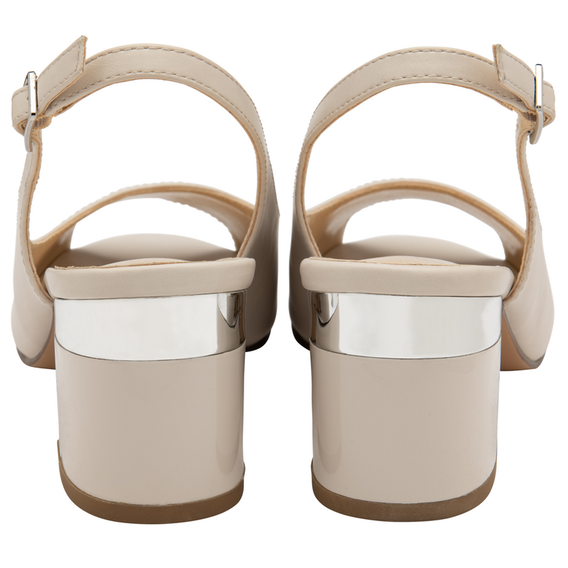 Lotus Evelyn Nude Pu Sandals