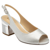 Lotus Evelyn Silver Sandals