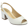 Lotus Evelyn White Sandals