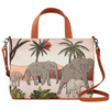 Yoshi Elephant Parade Rust Leather Grab Bag