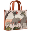 Yoshi Elephant Parade Rust Leather Grab Bag