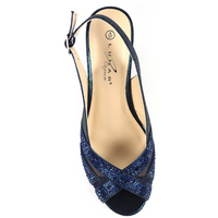 Lunar Emmerline Elegance Wedge Blue Sandals