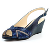 Lunar Emmerline Elegance Wedge Blue Sandals